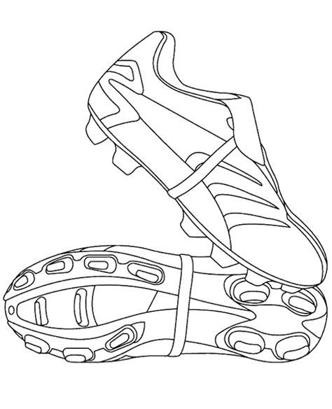 football boots coloring page soccer topcoloringpagesnet