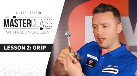 darts masterclass lesson    grip  darts youtube