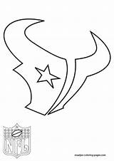 Texans Coloring Logo Pages Houston Nfl Football Stencils Stencil Drawing Astros Team Printable Template Clipart Dallas Cowboys Maatjes Print Star sketch template