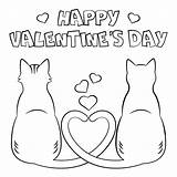 Coloring Pages Valentines Cats Printable Mom Adults Kids Valentine Heart Themed Print 30seconds Printables Tip Book sketch template