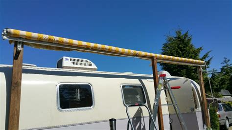 rv manual retractable awning