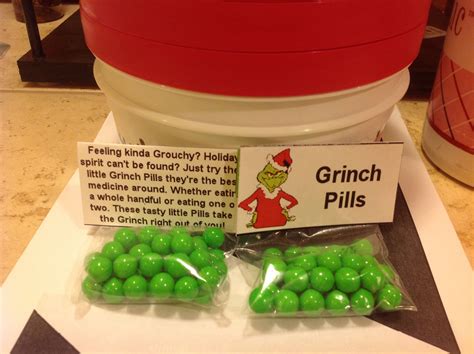 grinch treat bags love   grinch grinch pills holiday spirit