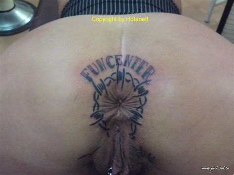 girl gets butthole tattoo uncensored
