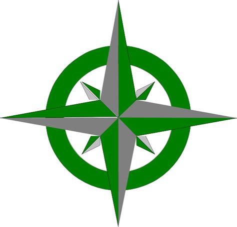Green Compass Clip Art At Vector Clip Art Online Royalty