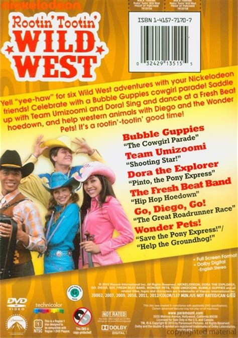 nickelodeon favorites rootin tootin wild west dvd dvd empire
