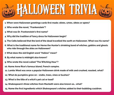 images   printable halloween trivia questions printable