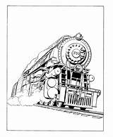 Locomotive Bluebonkers sketch template