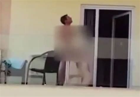 shocking moment couple perform sex act on first floor balcony of