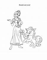 Coloring Pages Disney Pets Palace Tangled Princess Coloriage Raiponce Blondie Tumblr Colouring Print Choose Board Coloringtop sketch template