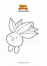 Pokemon Oddish Coloriage Breloom Supercolored Snover Moltres sketch template