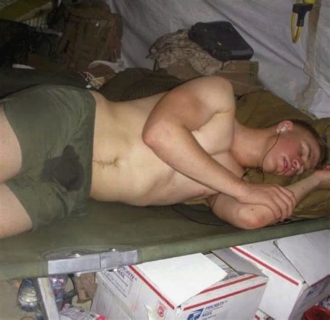 military sleeping naked