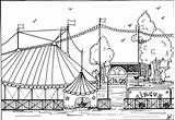 Circus Coloring Cirque Coloriage Big Top Imprimer Pages Dessin Dessins Color Acrobate Colorier Noir Blanc Et Hellokids Edupics Print Online sketch template