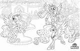 Coloring Sweetie Belle Pages Pony Little Novo Queen Popular sketch template