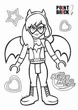 Coloring Lego Pages Girls Super Hero Girl Superhero Friends Drawing Dc Batgirl Printable Da Colorare Supergirl Disegni Color Colouring Sheets sketch template