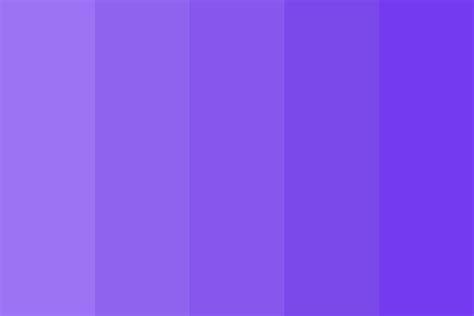 Purple Light To Dark Color Palette