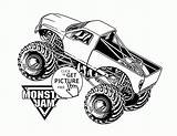 Monster Truck Jam Coloring Pages Kids Color Printables Printable Colouring Transportation Choose Board раскраски sketch template