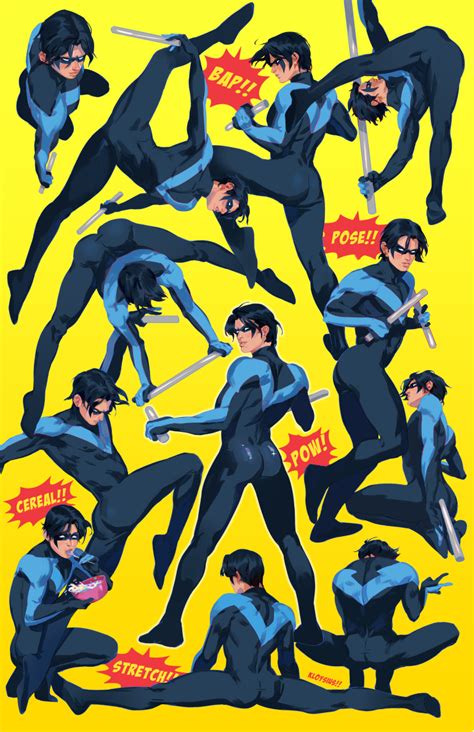 Kloysius Nightwing Nightwing Comic Books Art Superhero