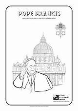 Coloring Francis Pope Pages Template sketch template