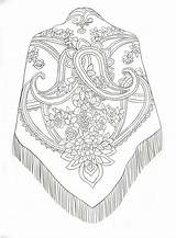 Coloring Pages Handkerchief sketch template