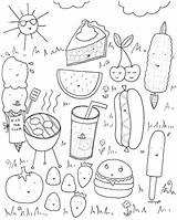 Coloring Breakfast Pages Food Comments sketch template