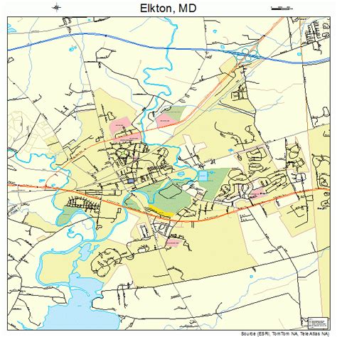elkton maryland street map