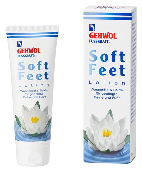 gehwol fusskraft soft feet lotion wasserlilie seide  ml tube