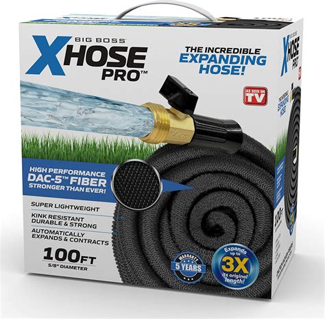 xhose pro dac  high performance lightweight expandable garden hose