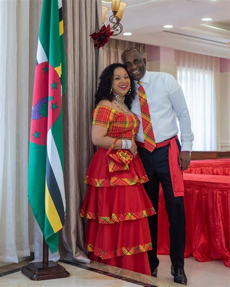 Roosevelt Skerrit Réélu Premier Ministre De La Dominique Son épouse