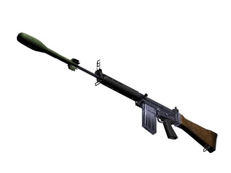 3d Fn Fal Battle Rifle R1 Variant Cgtrader