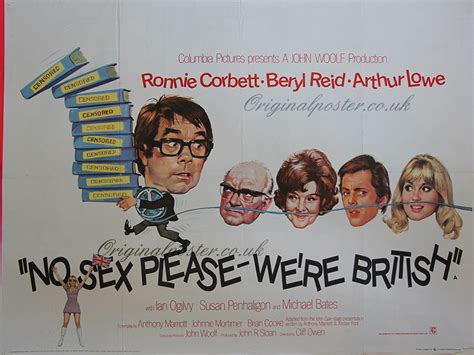 No Sex Please We Re British Original Vintage Film Poster