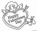 Cupid Coloring Valentine Pages Printable Valentines Happy Drawing Sweet Colouring Kids Print Color Drawings Cupids Baby Getdrawings Sheet Info Draw sketch template