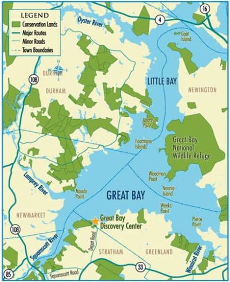great bay map nh