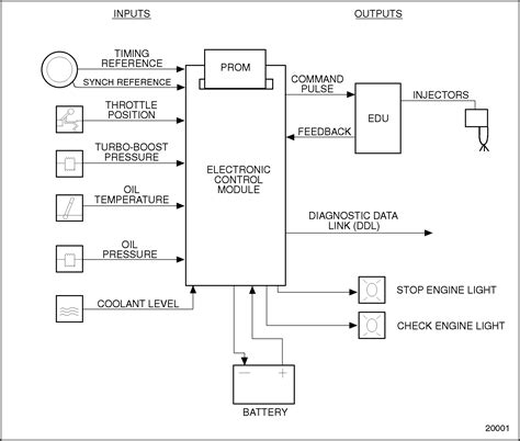 detroit diesel series  ecm wiring diagram exclusive