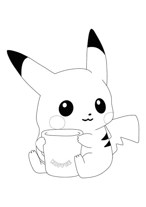 baby pikachu coloring pages   coloring sheets  pokemon