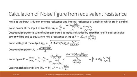 noise basics   modelling