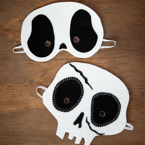 template ghost mask selfmade stoffstil