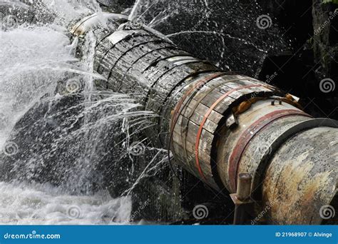 leaking pipe royalty  stock photography image
