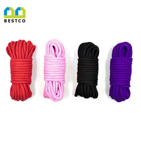 bestco 18 exotic accessories soft cotton bondage rope body restraint