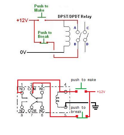 wiring     practice  common relay  latching relay electrical engineering