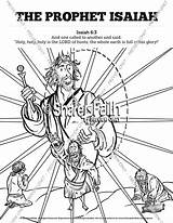 Isaiah Coloring Prophet Pages Sunday School Bible Kids Color Printable Getcolorings Sharefaith sketch template