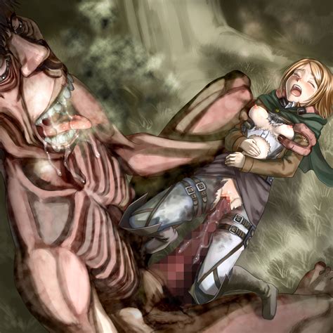 Rule 34 Attack On Titan Blonde Hair Blush Breasts