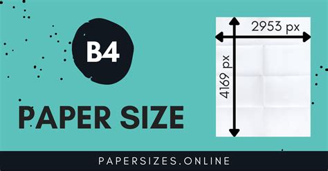 b4 size in pixels paper sizes online