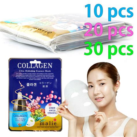 [malie] collagen facial mask sheet essence 10 30 pcs korean beauty