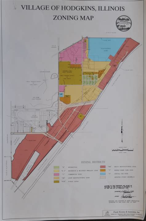 zoning maps  bedford park justice  hodgkins illinois