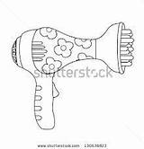 Google Pages Colouring Search Hairdryer Za sketch template