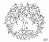 Celtic Mandala Supercoloring sketch template