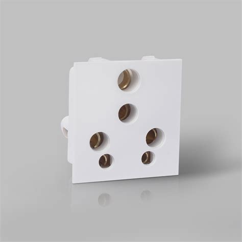 white  multi socket   electric fittings   rs