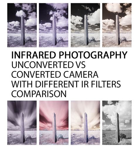 infrared photography unconverted  converted camera   ir filters comparison