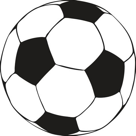 soccer ball colouring clipart