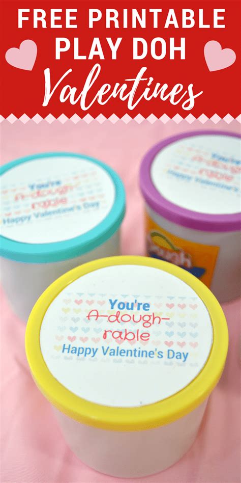 youre  dough rable play doh valentine printable